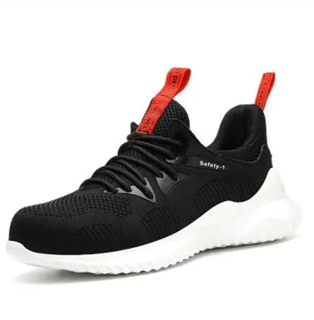 safety shoes 12 Дышащая защитная обувь со стальным носом для мужчин, легкие летние, не разбивающиеся, для пирсинга, для работы, тонкие сетчатые кроссовки для мужчин и wo мужчин - Цвет: safety shoes 12