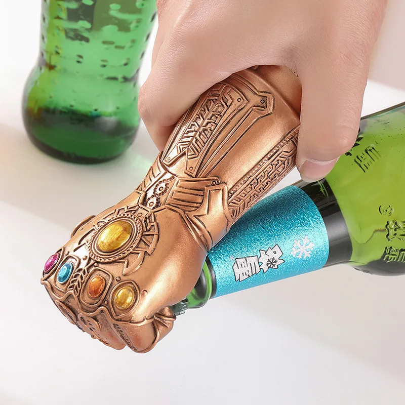 Горячая Распродажа танос перчатка бесконечности пива открывалка для бутылок