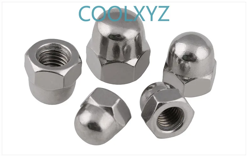 304 гайка из нержавеющей стали с обратной крышкой левой стороны 5 шт. | Обустройство