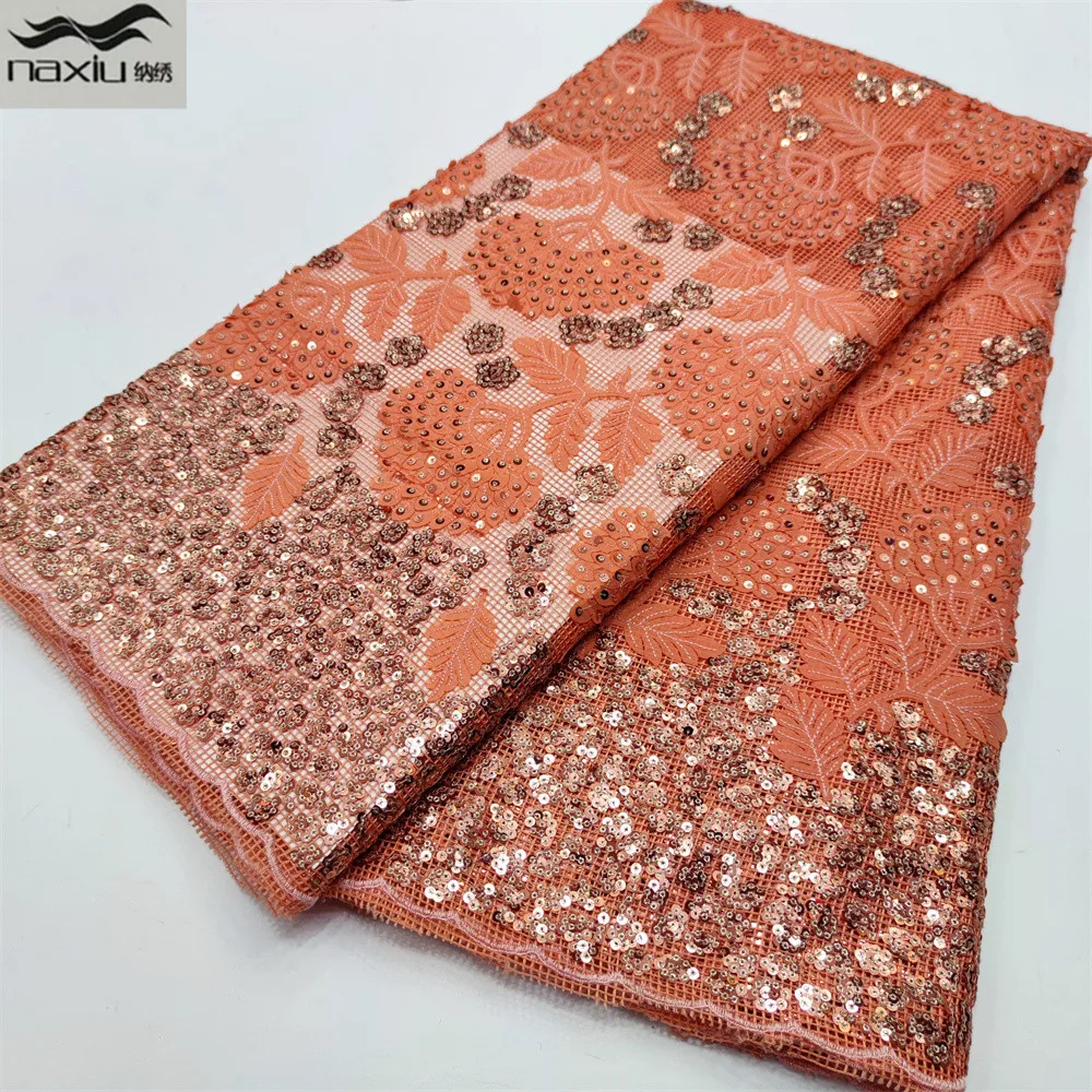 

Мэдисон сетка блестки шнур кружевная ткань изумруд персиковый цвет 2022 Высокое качество африканская сетка для свадьбы хорошая цена для плат...