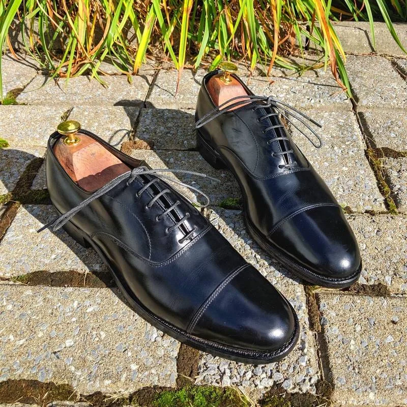 

PU Leather Derby Shoes Men Black New Classic Autumn and Spring Lace Up Low Heel Round Head Comfortable Chaussure Homme KD250