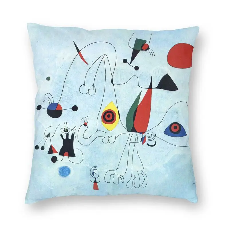 

Чехол-Подушка с изображением женщины и птиц на восходе солнца 45x45 см