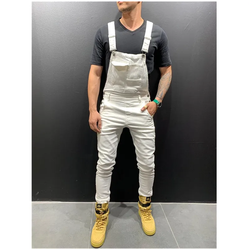 Обтягивающие мужские комбинезоны брюки карго с несколькими карманами