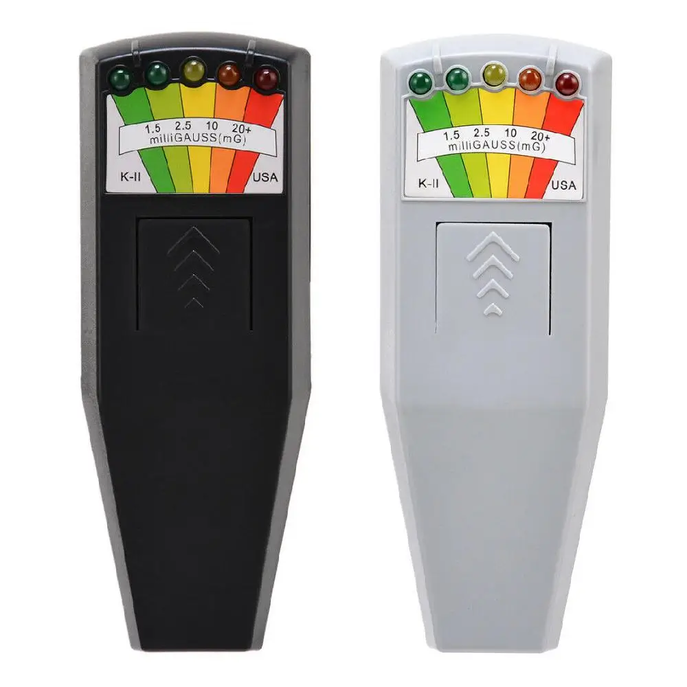 KII K2 Electromagnetic Field EMF Gauss Meter Ghost Hunting Detector Portable Magnetic 5 LED | Инструменты