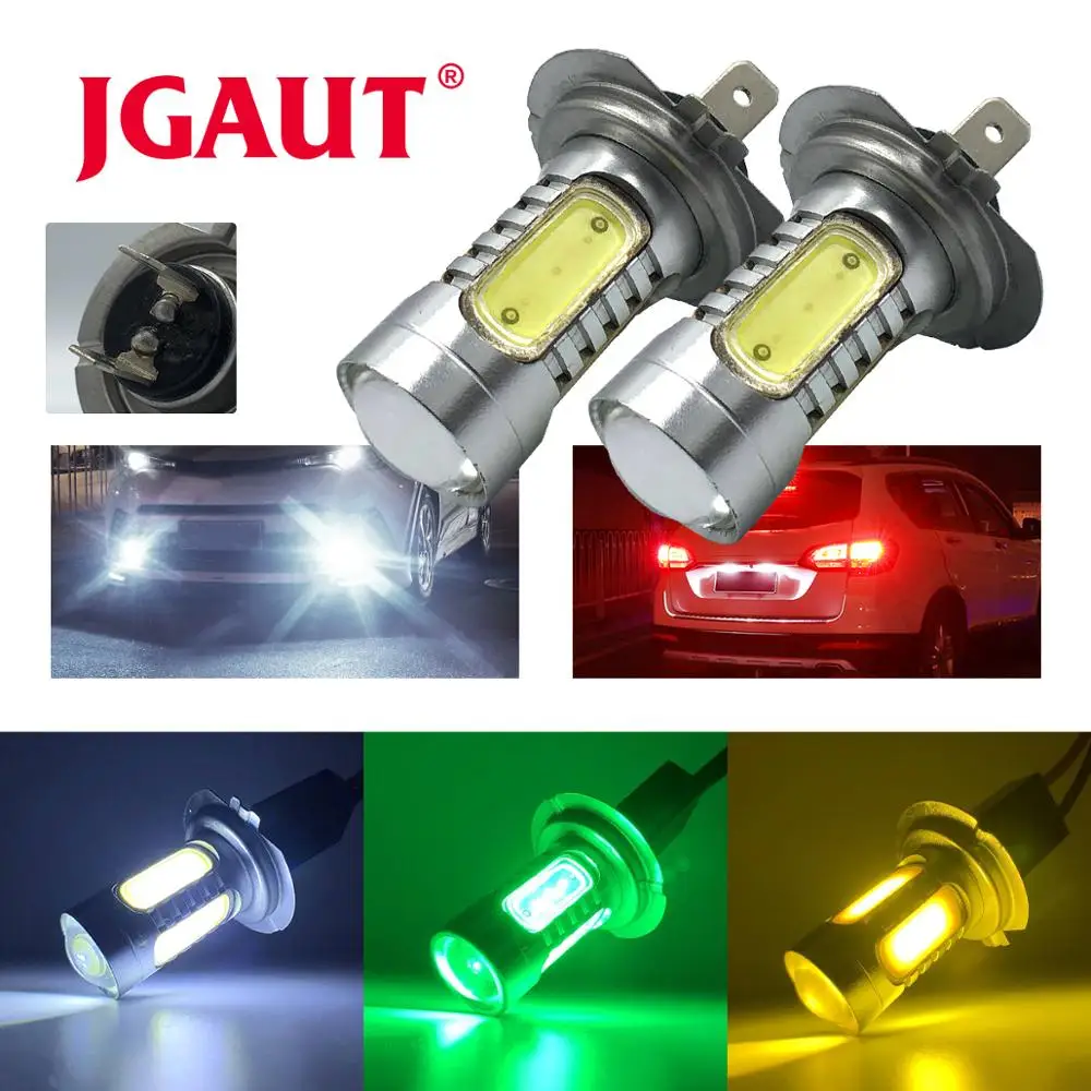Светодиодный противотуманный фонарь JGAUT H1 COB 5 SMD CANBUS автомобильный светильник