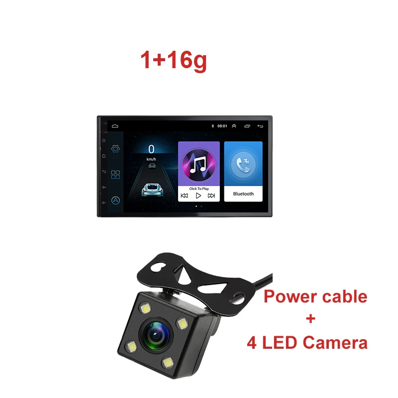 rear camera Navivox " Радио gps 2 DIN в автомобиль плеер Android 8,1 GO Универсальный радио gps Навигация Аудио плеер для Nissan Toyota hyundai Polo - Цвет: rear camera