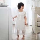 Детское платье лолиты для девочек в винтажном стиле; Платье принцессы с вуалью; Трусы. Кружевные ночные сорочки. В викторианском стиле для детей ясельного возраста, Детская ночная рубашка для отдыха, одежда для сна