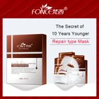 10 шт., Увлажняющая восстанавливающая маска для лица, 6 пептидов