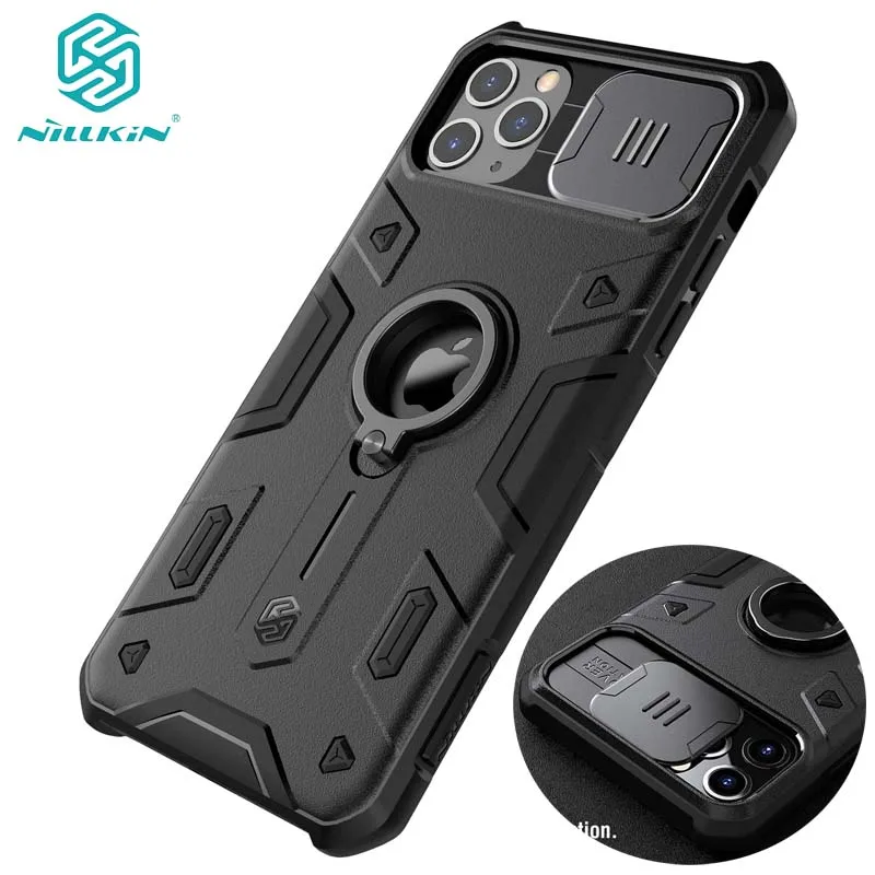 Чехол для IPhone 11 Pro Max с кольцом и подставкой телефона NILLKIN CamShield Armor чехол защитой