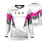 Женский MTB FXR велосипед горный велосипед MTB рубашка off-road DH гоночный мотоцикл Джерси MARTIN fox off-road спортивная одежда