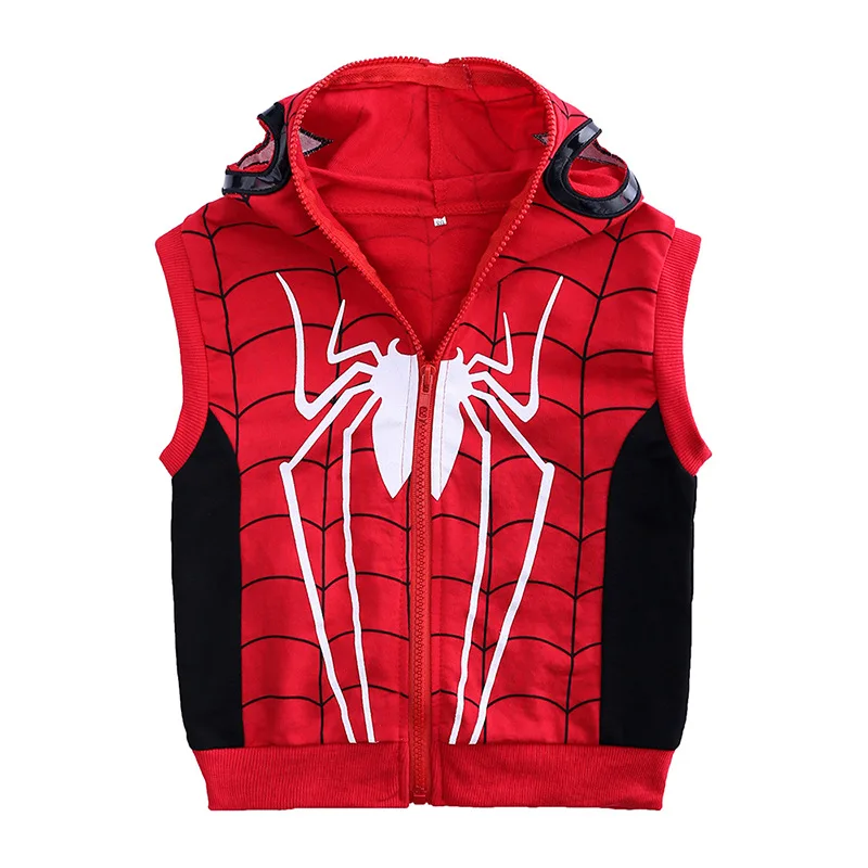 Teenster Toddler Boy Clothes Cartoon Spider Printed Hooded Sweatshirt 3pcs Baby Kids Costume Autumn Children Clothing Set |
