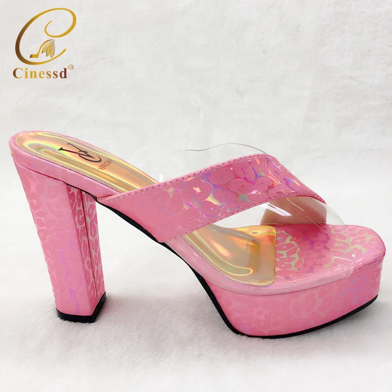 Летние босоножки с острым носком для вечеринки Пикантные женские туфли-лодочки