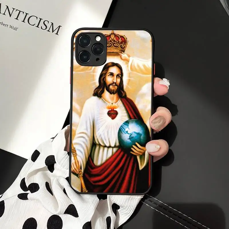 

Faith Christian Religious Jesus Phone Case matte transparent For iphone 7 8 11 12 plus mini x xs xr pro max cover