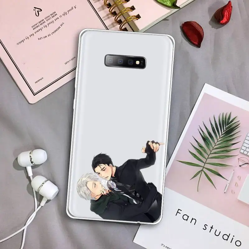 

Japan anime yuri on ice Phone Case Transparent For Samsung Galaxy A 71 21s S note 8 9 10 plus 20 ultra