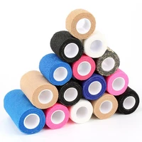 colorful first aid sports wrap tape 5 colors self adhesive elastic bandage medicare wound care bandage for finger ankle should