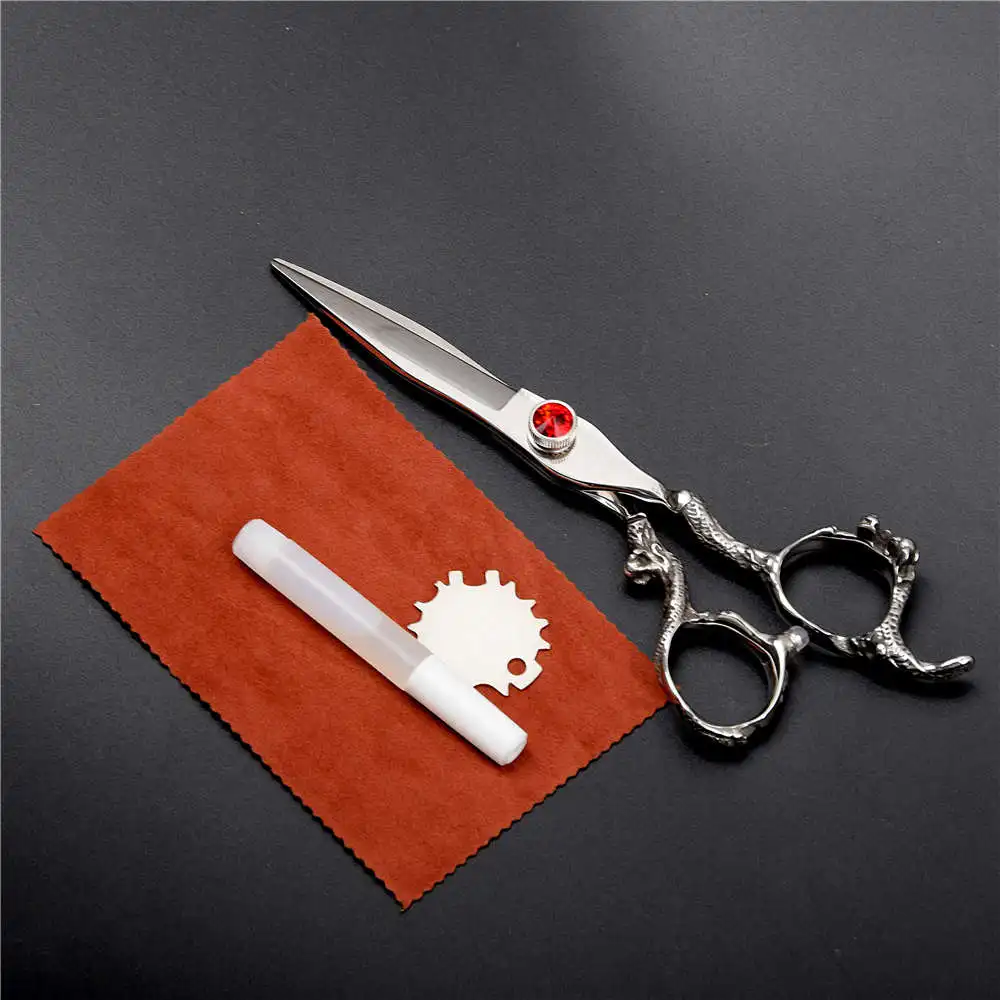 GOZLILI высококачественные профессиональные японские ножницы для волос 6 дюймов 440C