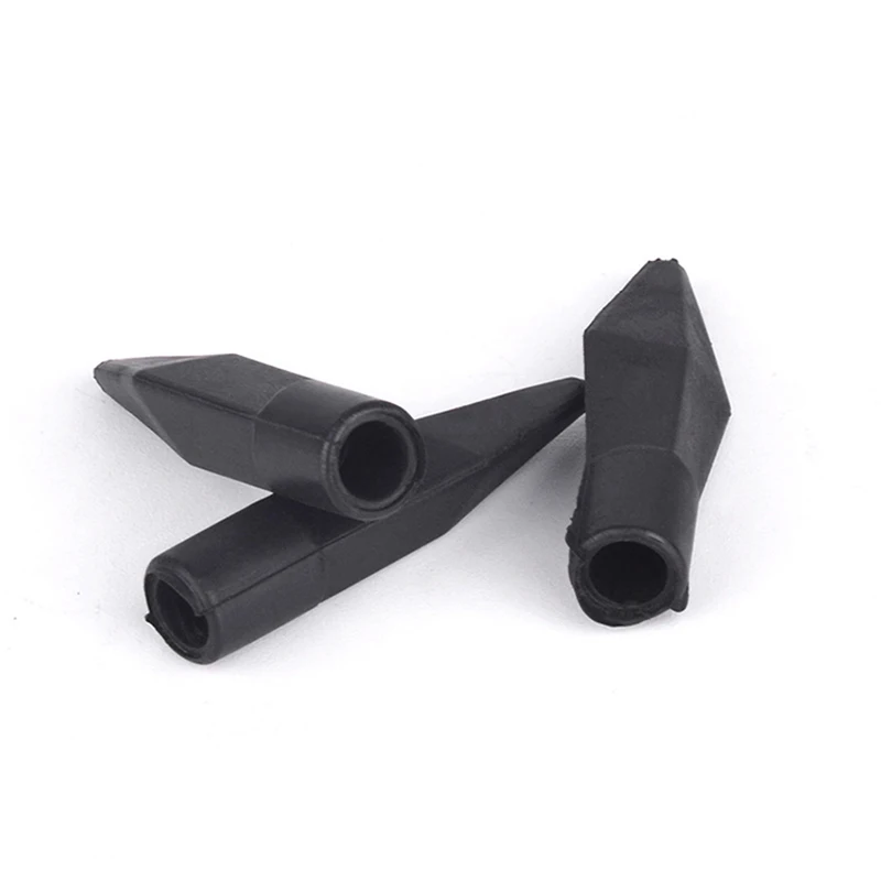 

6 pcs Archery Safe Black Diameter 7 8mm Soft Archery Arrowhead Rubber Arrow Tip