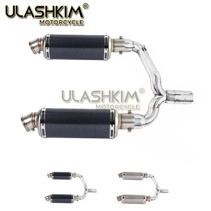 Полный глушитель выхлопной трубы мотоцикла Escape System Slip On для suzuki GSR400 GSR600 BK400 BK600 GSR BK