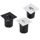 Встраиваемый светодиодный светильник для лестницы, Круглый квадратный светильник 1 Вт3 Вт угловая настенная лампа дюйма для бетонной стены, лестницы, ночник s AC85-265V