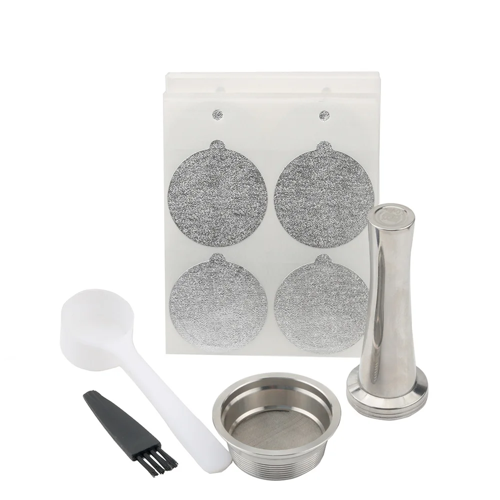 Многоразовые кофейные капсулы набор из нержавеющей стали многоразовый кофейный