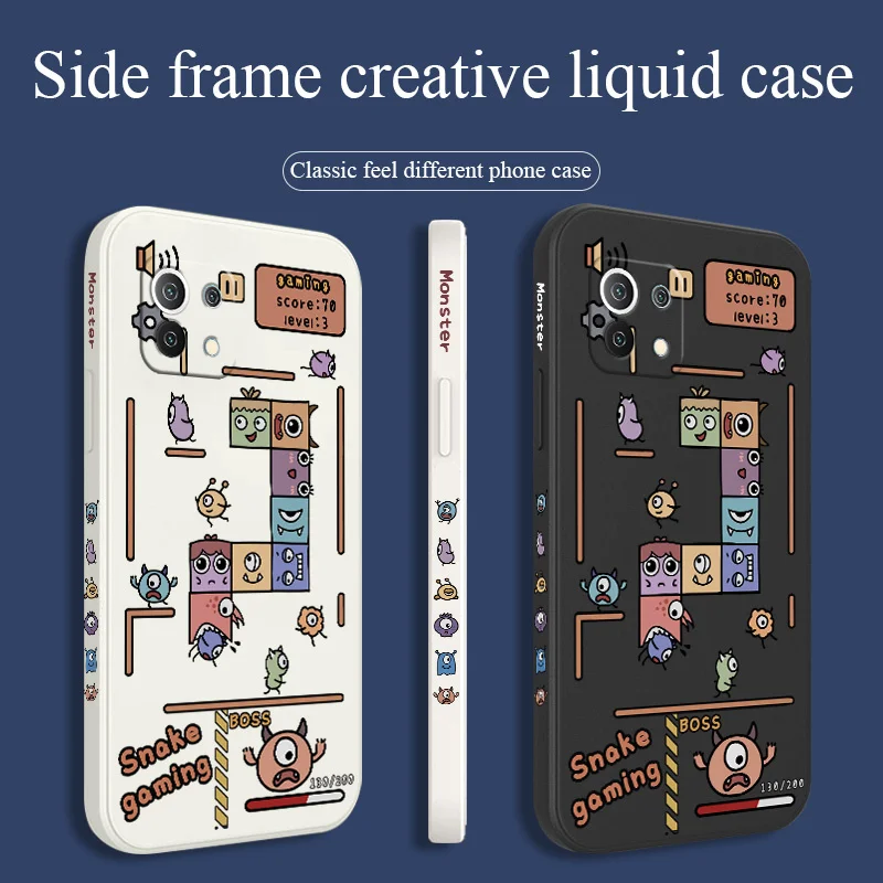 

Running Monster Phone Case For Xiaomi Mi 11 10T 10T Pro 10 S lite Ultra 9T 9 8 Note 10 Pro Poco F3 F2pro X2 Silicone Cover