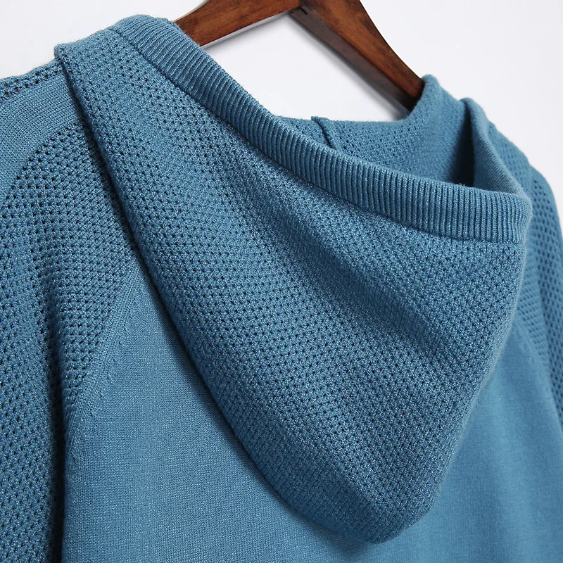 

Knitted Hoodies Women Autumn solid color Hooded Sweatshirt woman Casual Long Sleeve Lazy wind Female Hoody Pullover Tops
