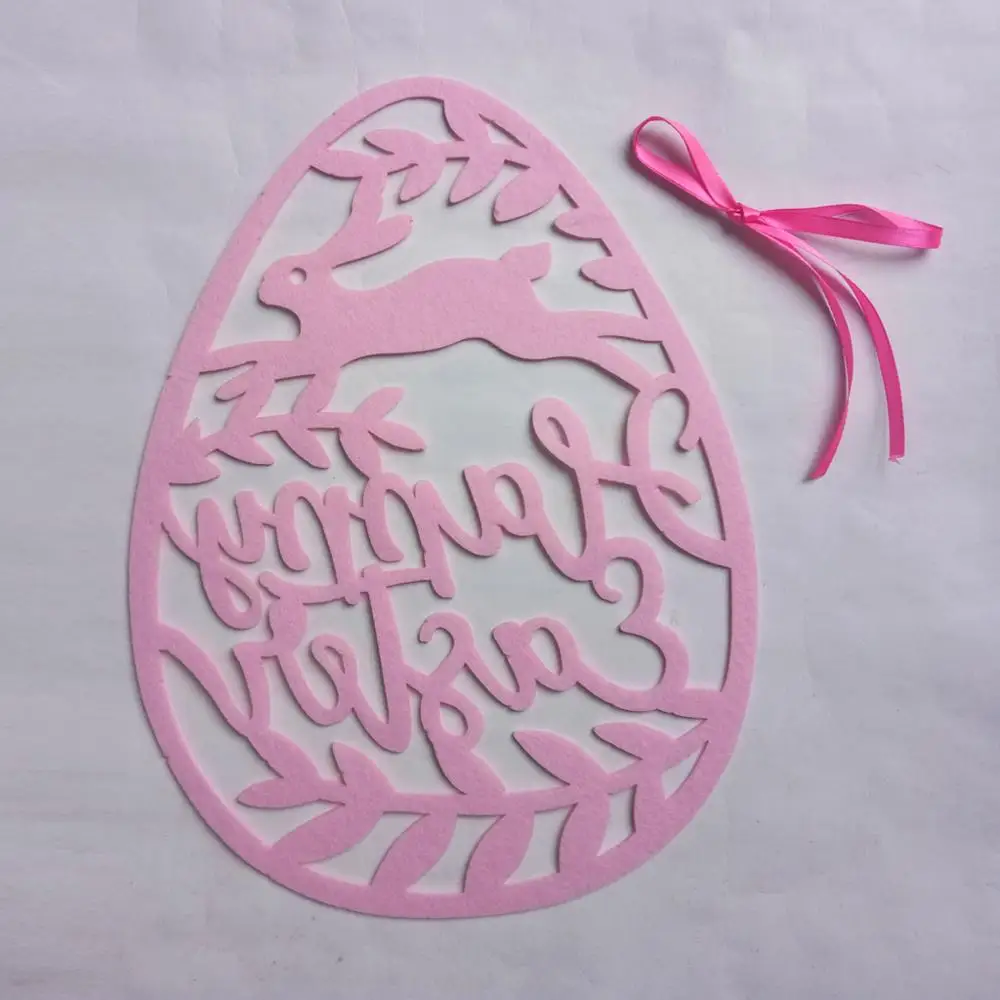 Нетканые разноцветные орнаменты с пасхальными буквами подвесные вывески