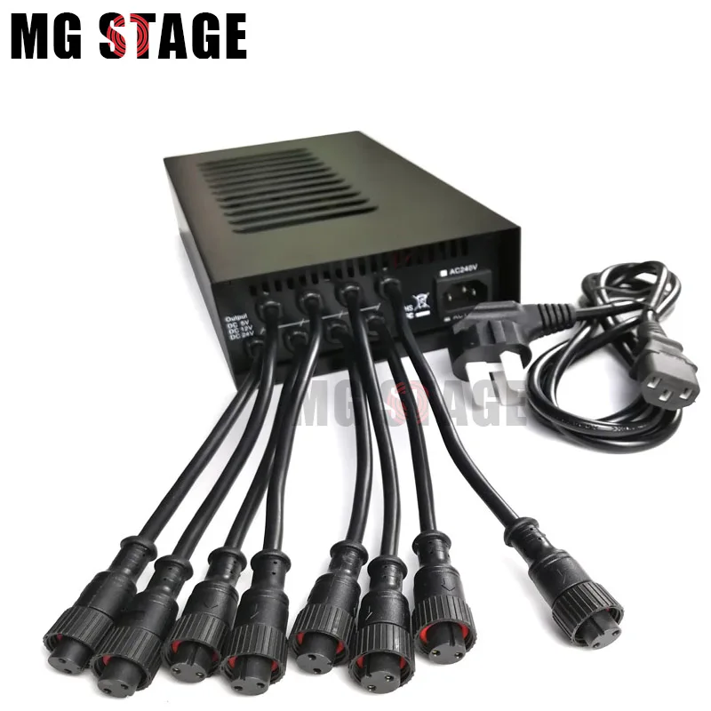 Мобильный 8 дистрибьюторов 350 Вт одиночный выход Импульсный водонепроницаемый