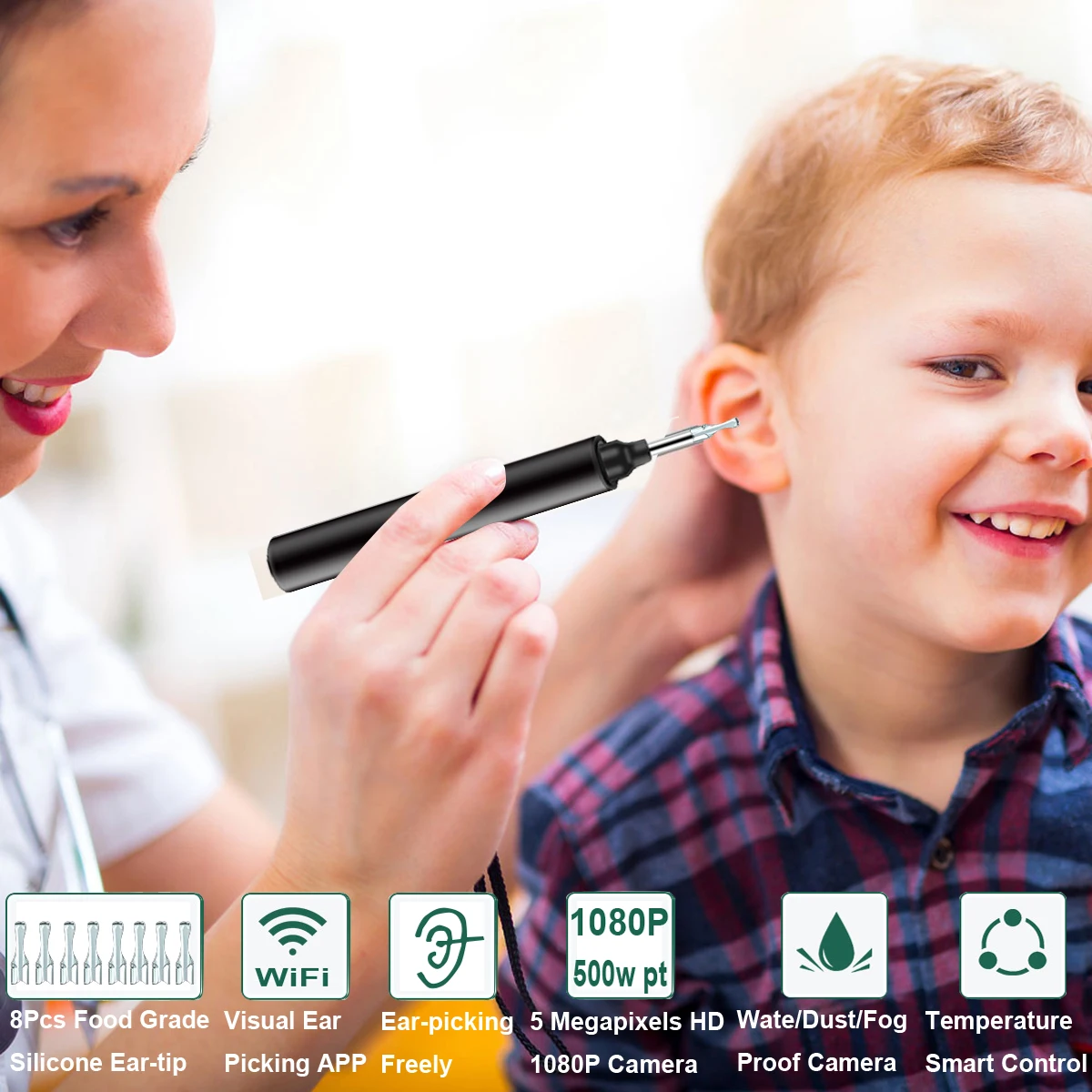 Беспроводная светодиодная ламсветильник для ушной свечи 3 5 мм | Красота и