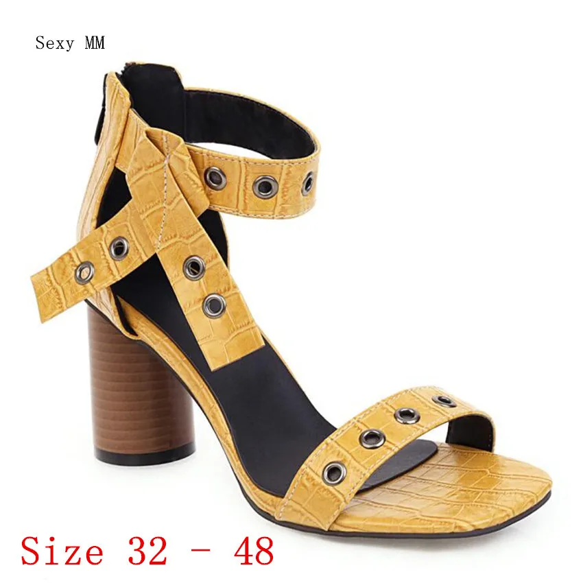 

Туфли на высоком каблуке, с ремнями, женские босоножки, туфли на высоком каблуке; Туфли-лодочки с открытым носком женская летняя обувь босон...