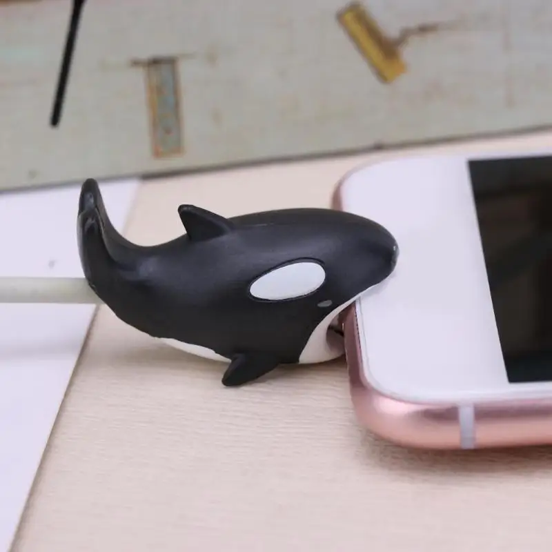 Защита кабеля для передачи данных с милыми мультяшными животными защитный чехол