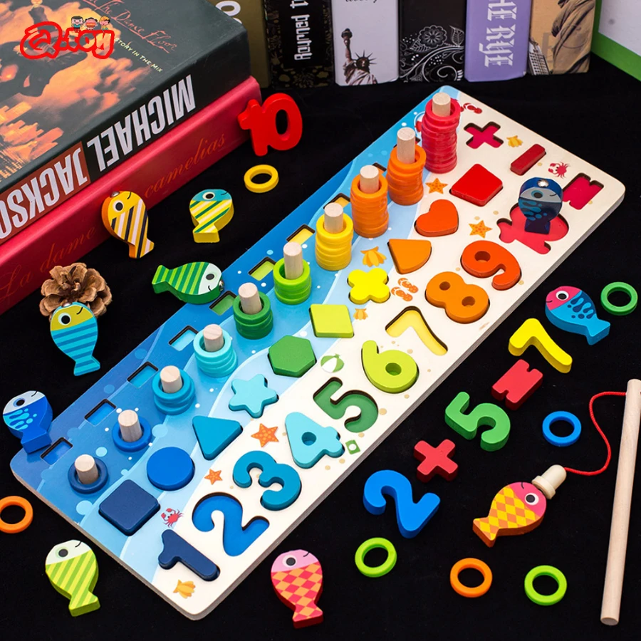

Newest Montessori Cartoon spelling game Kids Wooden Puzzle Iron Box Puzzle Toy Puzzles Wooden Animal Jigsaw For Children