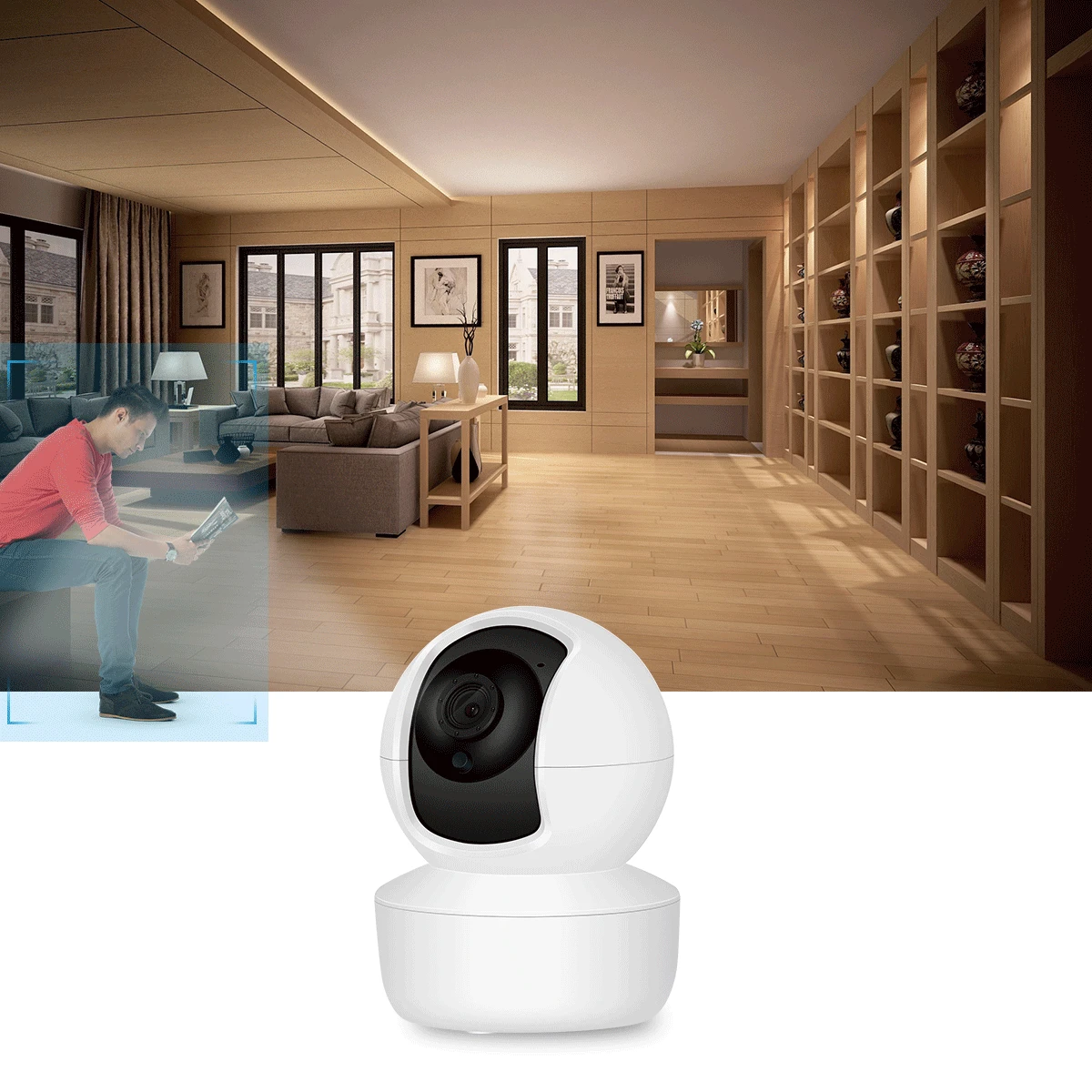 ICSEE Wi Fi Камера Ip 2MP домашней безопасности ИК Ночное видение P2P Беспроводной