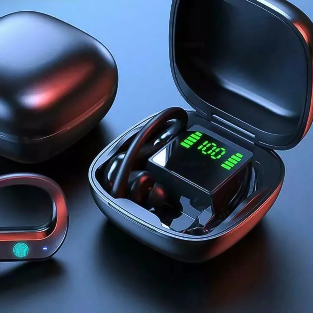 

NewTWS Bluetooth Wireless Earbuds Earphones Sport Waterproof Noise Cancelling with Mics Stereo Touch Control Headphone For Phone