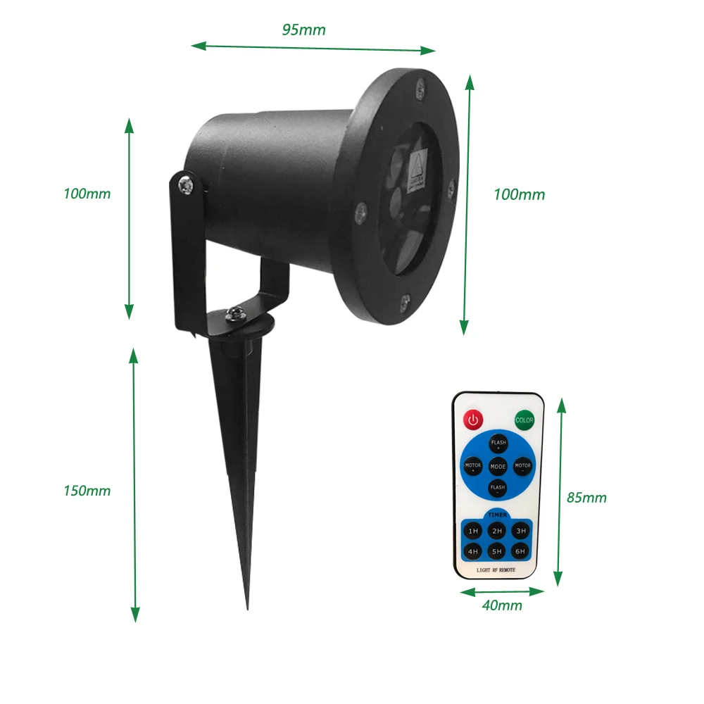 Лазерный проектор с дистанционным управлением водонепроницаемый|Эффект