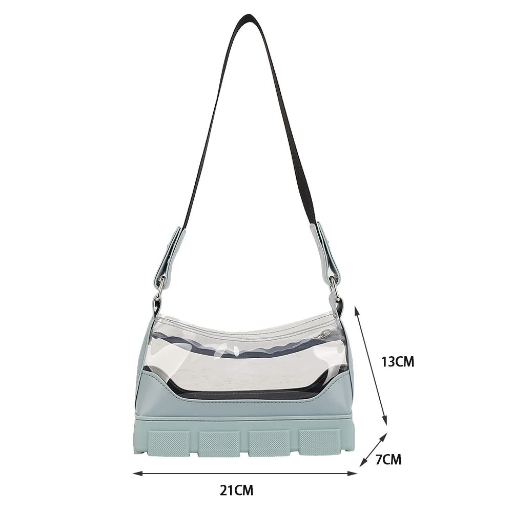 

Women's Bag Fashion Design Women Transparent Shoes Shape Shoulder Underarm Bag Ladies Casual Shopping Daily Small Purse Handbags