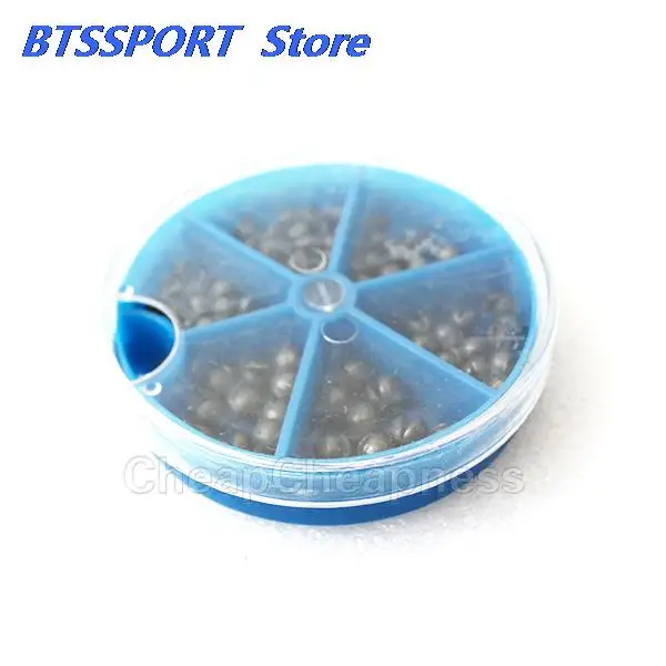 Fishing Sinkers Angling Lead Weight Split Shot Box High Quality new hooks tackle fish camping Tool | Спорт и развлечения
