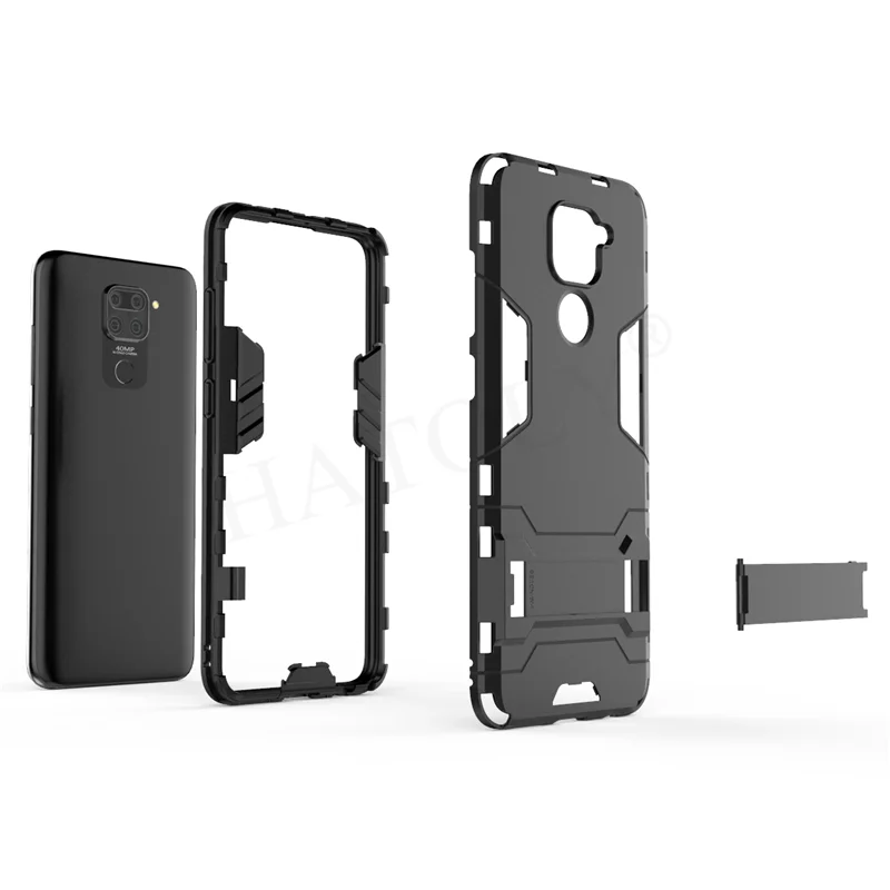 Чехол для Xiaomi Redmi Note 9 чехол 10X 9S Pro держатель робота подставка противоударный