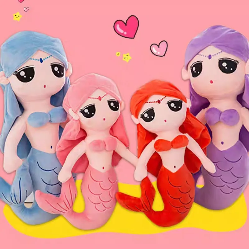 

Плюшевая игрушка-кукла аниме «русалка», 30-80 см