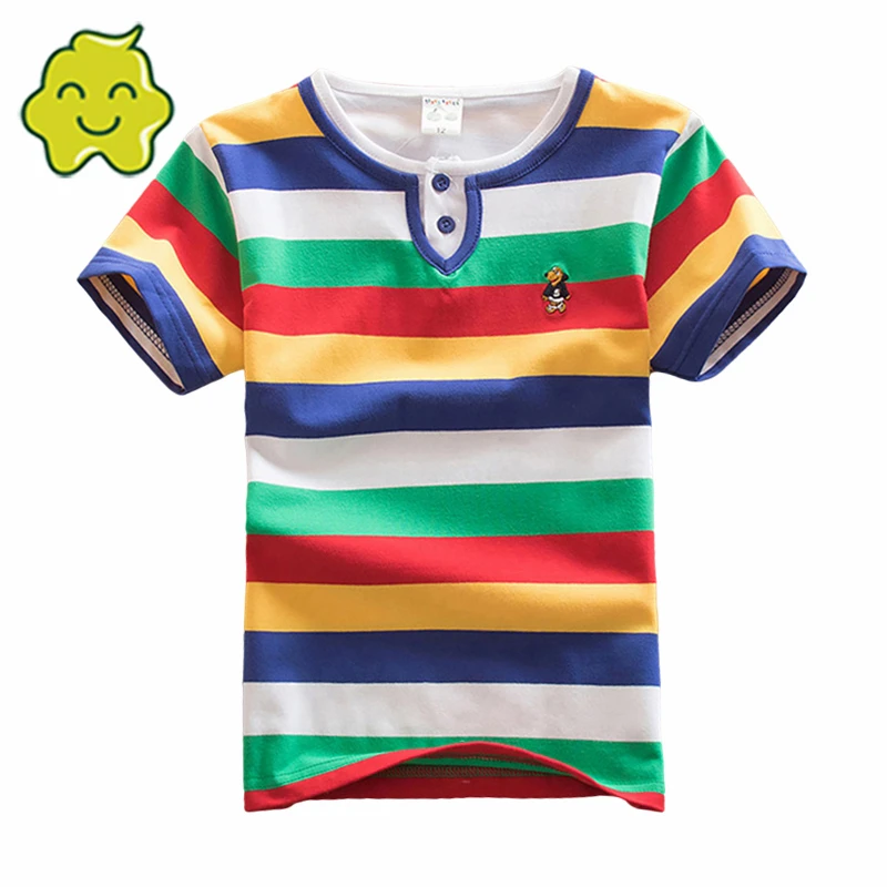Футболка SINGBAIL детская одежда летний топ с короткими рукавами футболка для