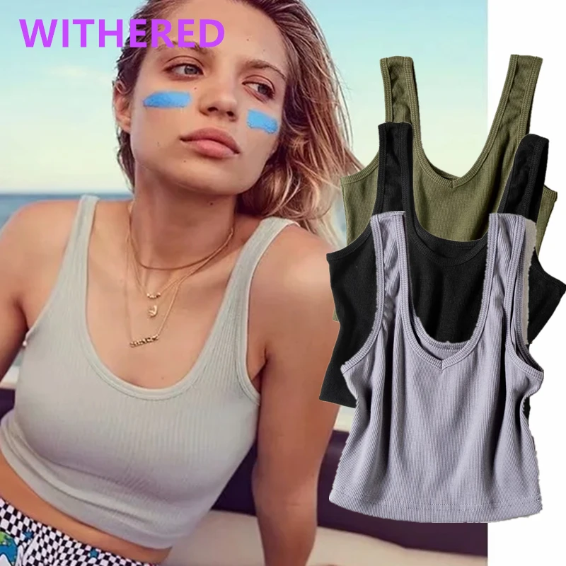 

Jenny&Dave tshirt camisetas ins fashion blogger vintage solid short summer t shirt women harajuku verano mujer Camisole