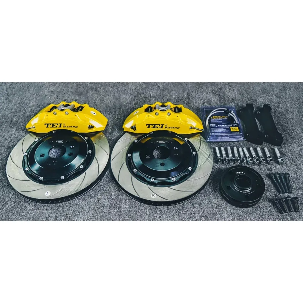 

FRONT BIG BRAKE KIT 6 Piston Caliper 378x32mm Slotted Rotor Brake Caliper For VOLVO XC60 XC90 19/20in Wheels