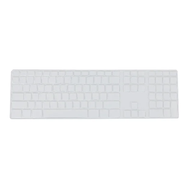 

Silicone Thin Keyboard Skin Cover Protector With Numeric Keypad For Apple iMac Black