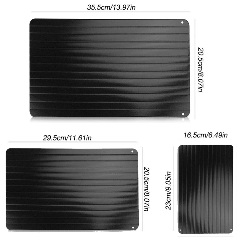 

1Pc Kitchen Gadget Tool Fast Defrosting Tray Chopping Board Rapid Safety Thawing Tray Quick Thawing Plate For Frozen Food Meat