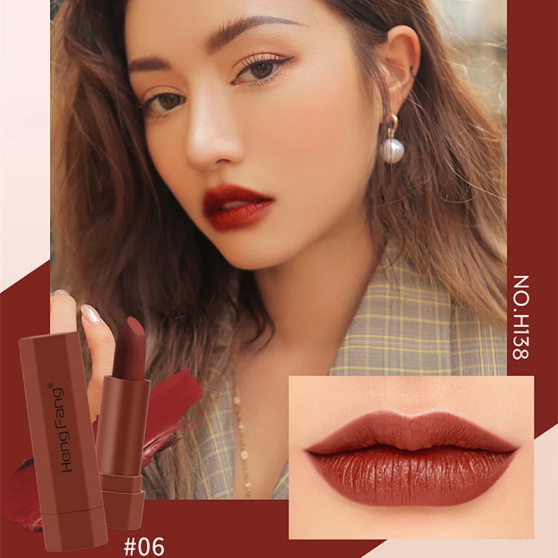 New 6 pcs Matte Lipstick Set Waterproof Shimmer Long Lasting Moisturizing Non-stick Cup Exquisite Kit |