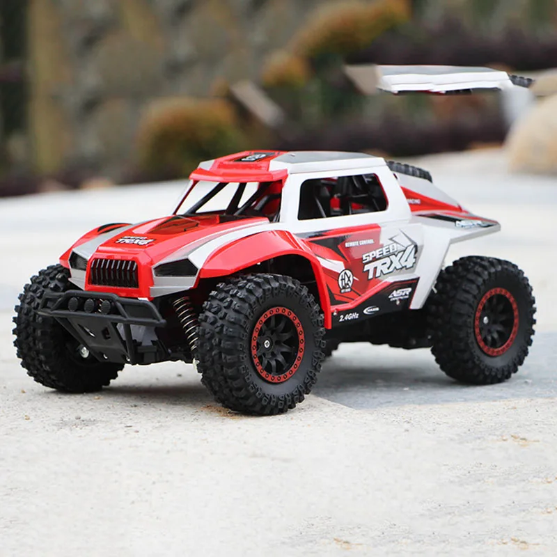 Red 30 см 1/12 RC 2,4G 4WD высокоскоростной металлический пульт дистанционного управления внедорожником автомобиль скалолазания деформации автомобиль движущийся ребенок игрушка для альпинизма - Цвет: Red