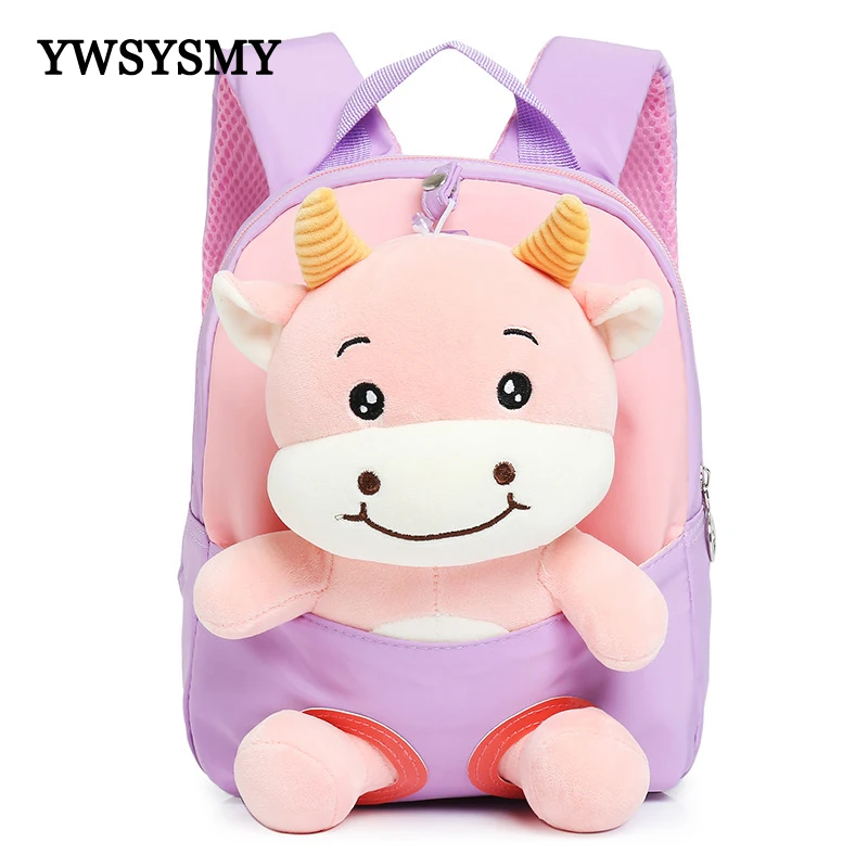 

Cute Kindergarten School Bag for Girls Backpacks 3D Cartoon Plush Kids Bags Small Backpacks Boys Book Bag Lightweight Softback