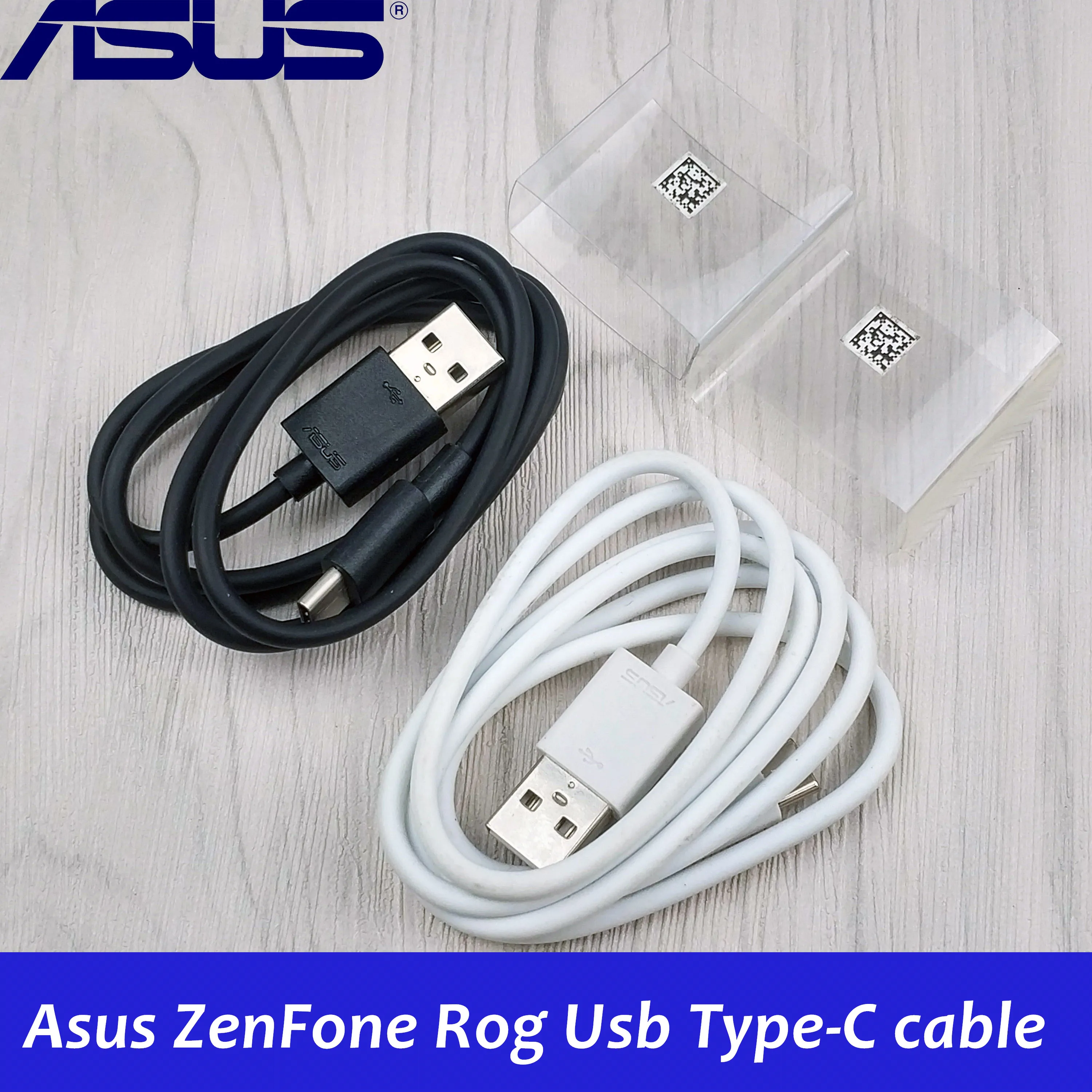 Asus rog телефон зарядное устройство кабель оригинальный Usb type C 100 см черный/белый
