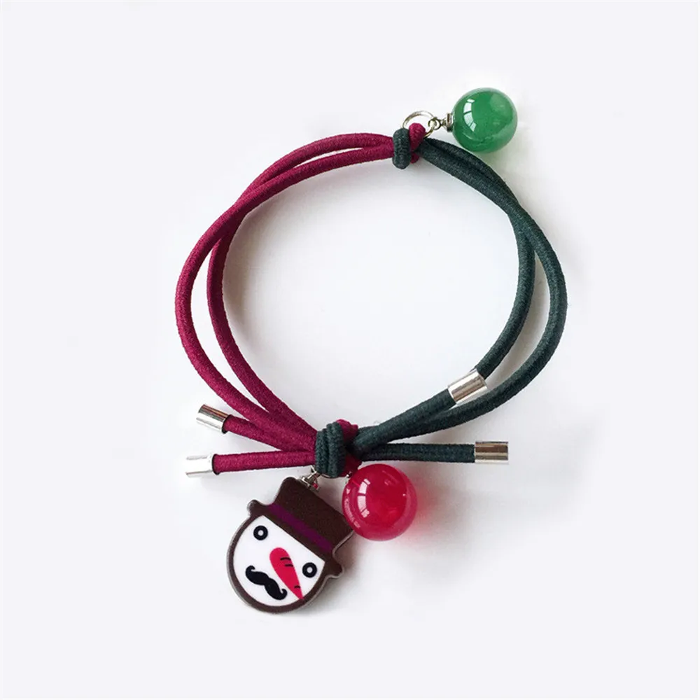 Корейское эластичное кольцо для волос с милым мультяшным рисунком