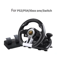 gamepad controller gaming steering wheel racing game steering wheel with brake pedal compatible with pcps34xbox oneswitch